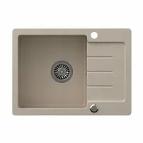 Вградена мивка Quadron Pop Johnny 116 бежова, композитна, 60x44 см