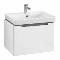 Villeroy&Boch Subway 2.0 комплект долен шкаф и стенен умивалник, гланцово бял 60 см