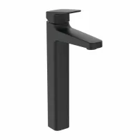 Висок смесител за умивалник Ideal Standard Ceraplan 250, матово черен, с метален изскачащ клапан
