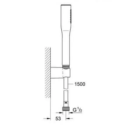 Душ комплект Grohe Euphoria Cosmopolitan, гланциран хром picture - 2