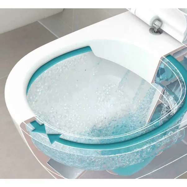 Villeroy&Boch Omnia Architectura DirectFlush комплект за окачена тоалетна чиния с капак с плавно затваряне picture - 4