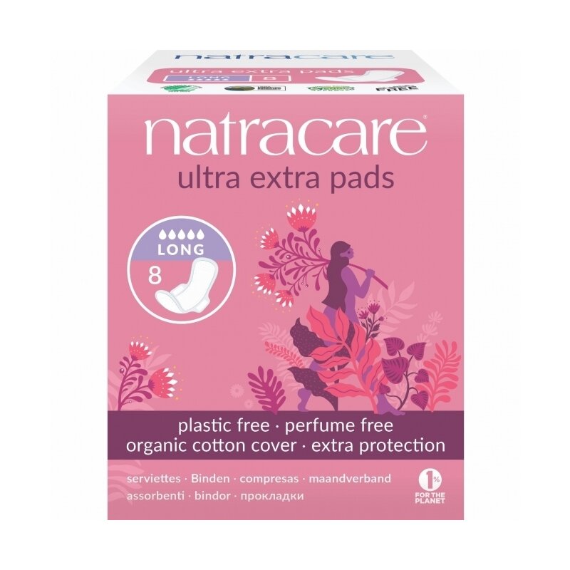 Absorbante ultra extra de noapte (5 picaturi) - lung, natracare