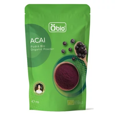 Acai pudra bio 60g Obio