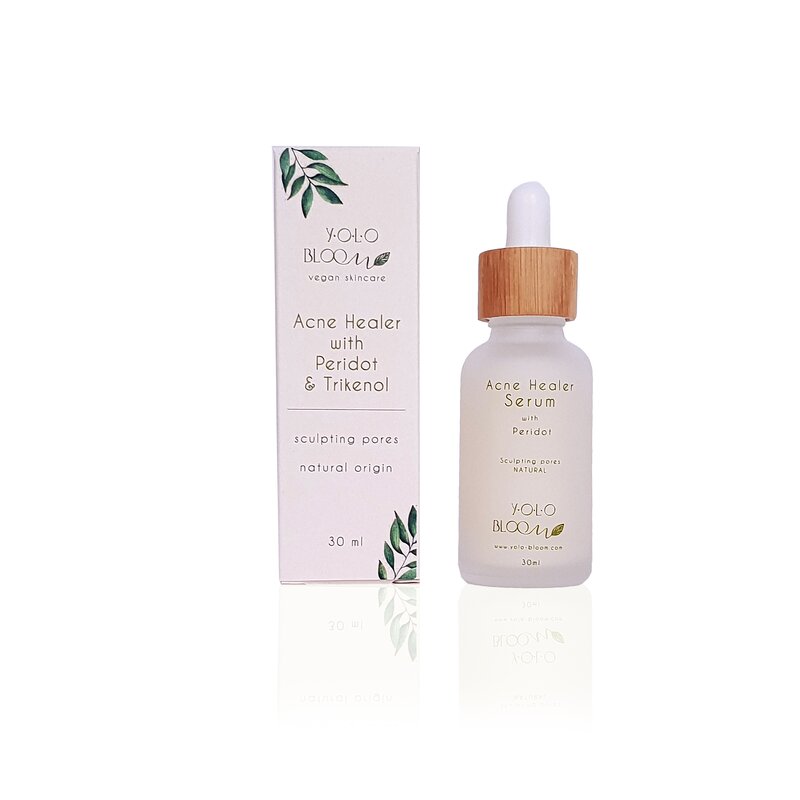 Acne healer, ser anti-acnee cu peridot, 30 gr, yolo bloom