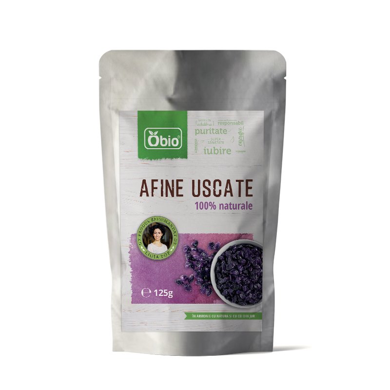 Afine uscate, 125g - obio