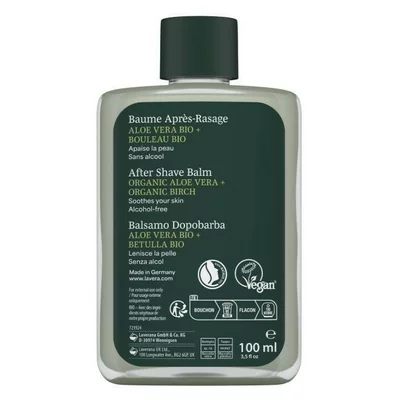 After Shave Men Sensitive cu aloe vera si mesteacan 100ml Lavera