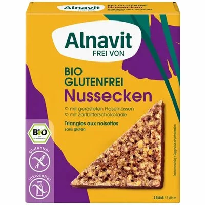 Cookie cu nuci fara gluten, bio, 150g Alnavit PROMO