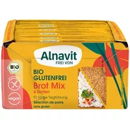 Cutie cu 4 tipuri de paine fara gluten, bio, 500g Alnavit PROMO