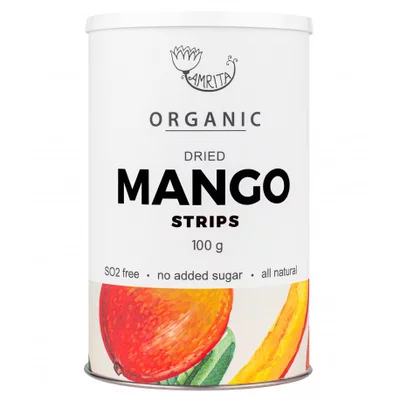 Mango deshidratat felii bio 100g Amrita PROMO