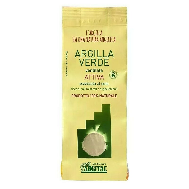 Argila verde activa ventilata pentru baut, 500 gr