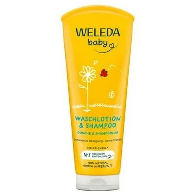 Sampon si gel de dus cu galbenele pentru bebelusi 200ml Weleda