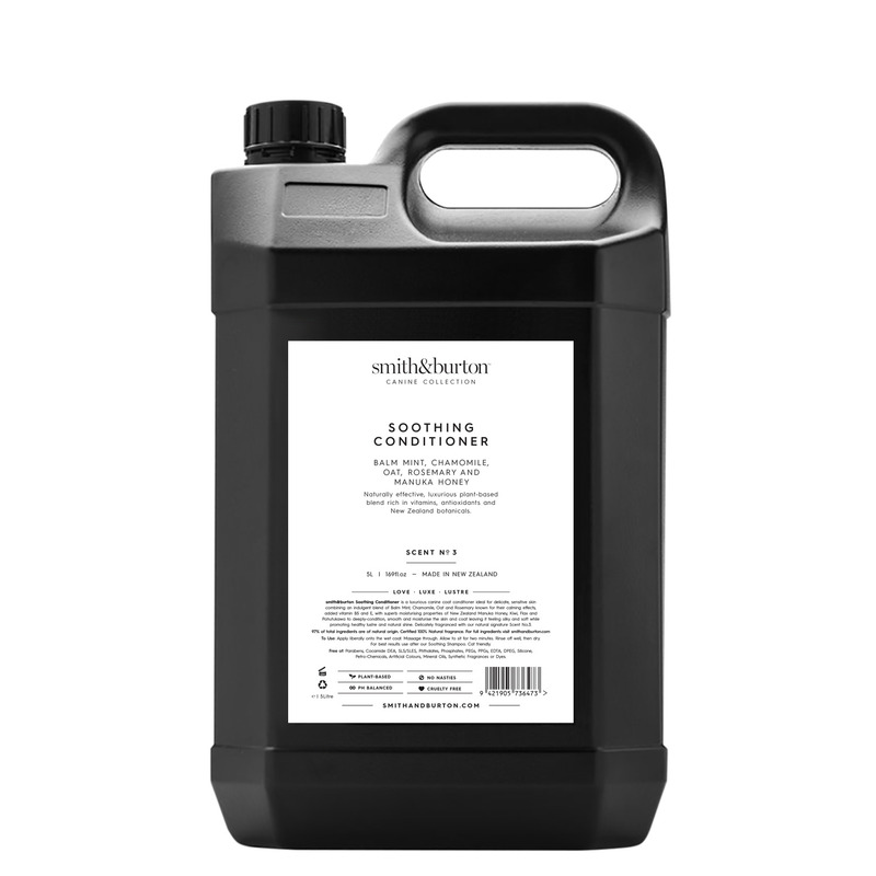 Balsam calmant bio cu balsam de menta, musetel, ovaz, rozmarin si miere de manuka, 5l, smith & burton