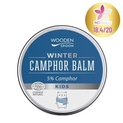 Balsam de iarna cu camfor 5% pentru copii ecologic 60ml Wooden Spoon
