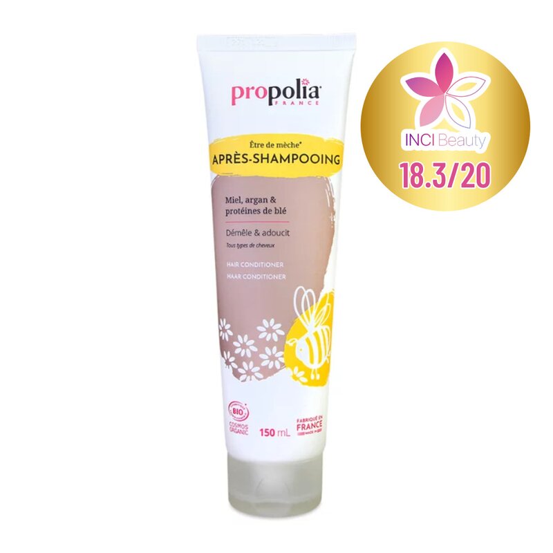 Balsam de par cu miere, ulei de argan si proteine de grau ecologic 150ml Propolia