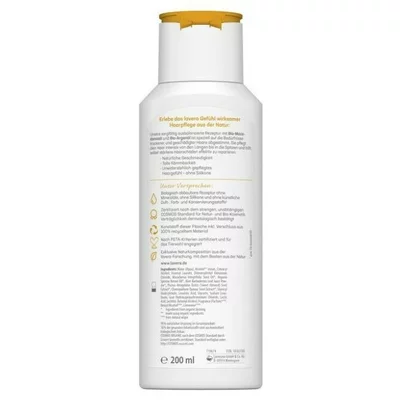 Balsam de par cu ulei de macadamia si argan ecologic 200ml Lavera