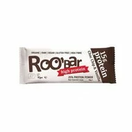Baton proteic cu ciocolata si vanilie raw bio 60g Roobar