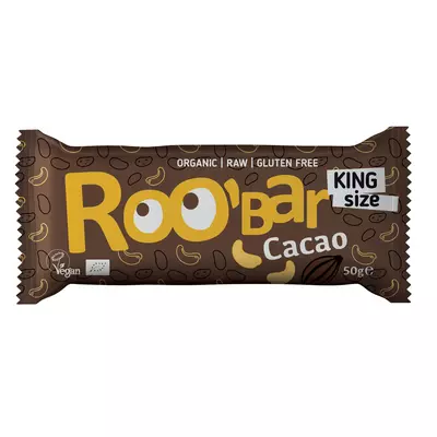 Baton raw bio cu cacao 50g - PRET REDUS