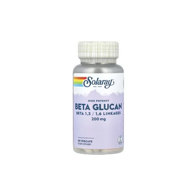 Beta Glucan 200mg, Solaray, 30 capsule, Secom