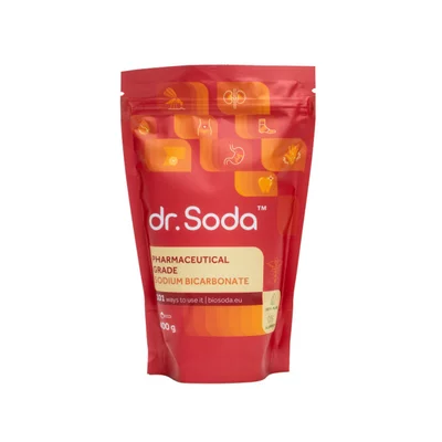 Bicarbonat de sodiu - grad farmaceutic, 400g, Dr. Soda PRET REDUS