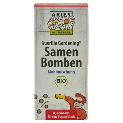 Bilute cu seminte pentru semanat - seminte de mac bio 8 bucati Aries