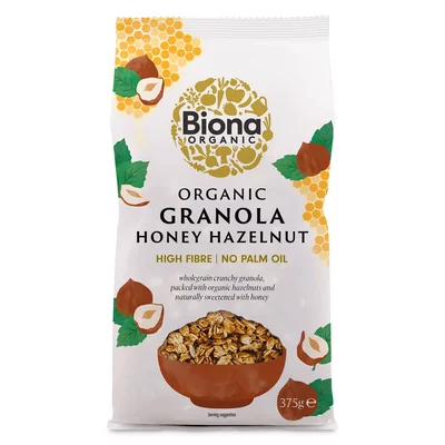 Granola cu miere si alune de padure bio 375g Biona PRET REDUS