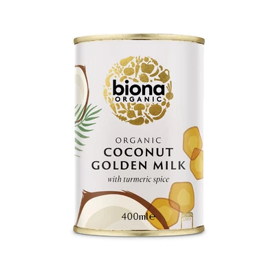 Lapte de cocos cu turmeric eco, 400ml, Biona PROMO