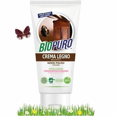 Crema hipoalergena pentru curatarea si intretinerea lemnului, bio, 200ml - Biopuro PRET REDUS