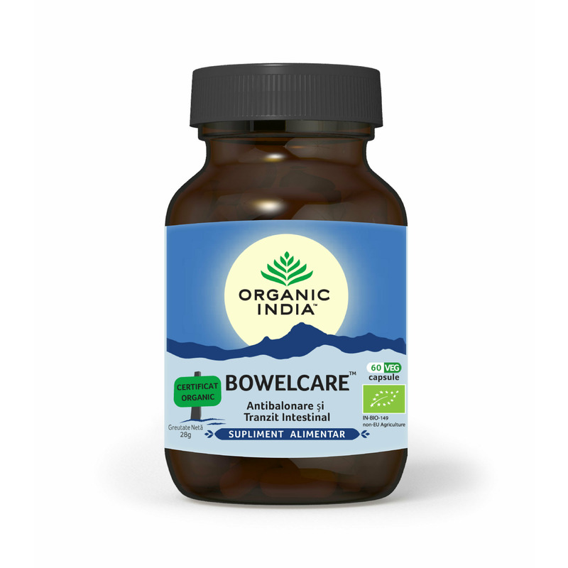Bowelcare - tranzit intestinal, combate balonarea, 60 cps veg