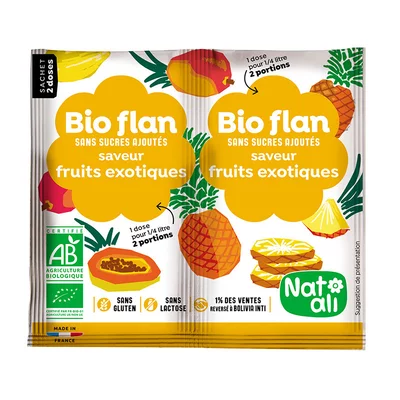 Budinca de fructe exotice, bio, 2x 4g, Nat-ali PRET REDUS