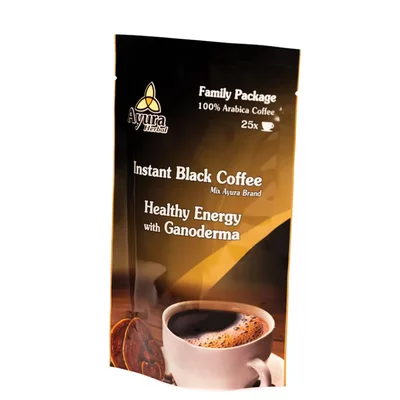 Cafea neagra cu ganoderma, Family Pack, Ayura Herbal