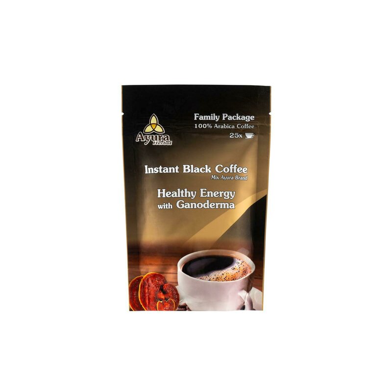 Cafea neagra cu ganoderma, Family Pack, Ayura Herbal