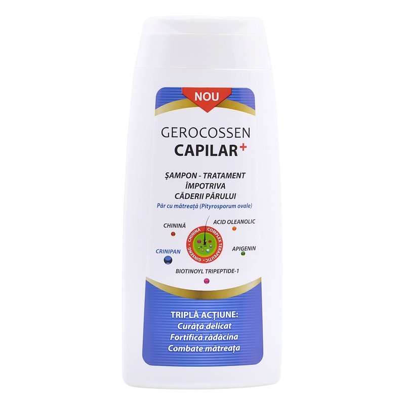 Capilar+ sampon tratament impotriva caderii parului pentru par cu matreata, 275 ml – gerocossen