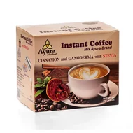 Cappuccino cu ganoderma, scortisoara si stevie, 15g* 10plicuri, Ayura Herbal