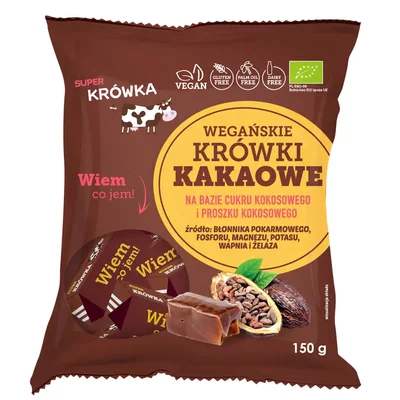 Caramele - aroma cacao bio 150g Super Fudgio