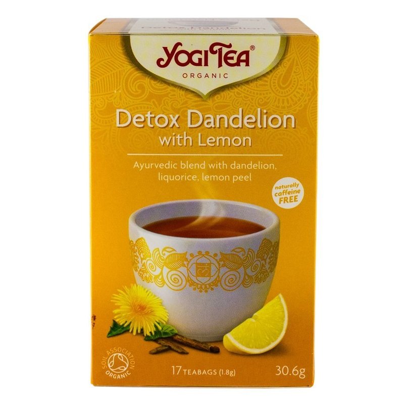 Ceai bio detoxifiant cu lamaie yogi tea® 17dz