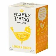 Ceai lamaie si ghimbir bio, 15 plicuri, Higher Living-picture