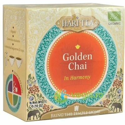 Ceai premium Hari Tea - In Harmony - golden chai bio 10dz PROMO