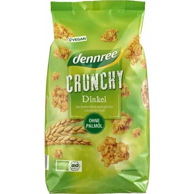 Cereale crunchy cu spelta bio 750g Dennree PRET REDUS