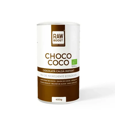 Choco Coco, ciocolata calda ecologica, 400g, Rawboost