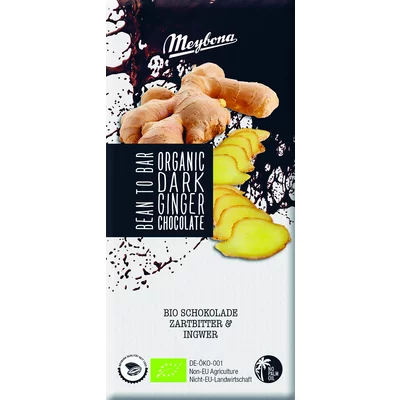 Ciocolata neagra cu ghimbir, bio, 100g, Meybona PRET REDUS