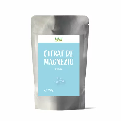 Citrat de magneziu pudra 250g Green Bliss