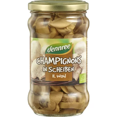 Ciuperci champignion feliate bio 280g Dennree PRET REDUS