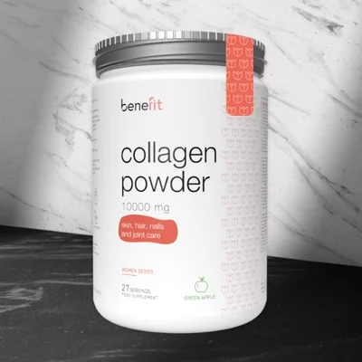 Collagen Powder 10000 mg, 600 g, Colagen pudra (Women Series), Benefit