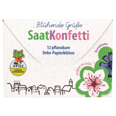Confetti cu seminte de flori decorative bio 12 bucati Aries