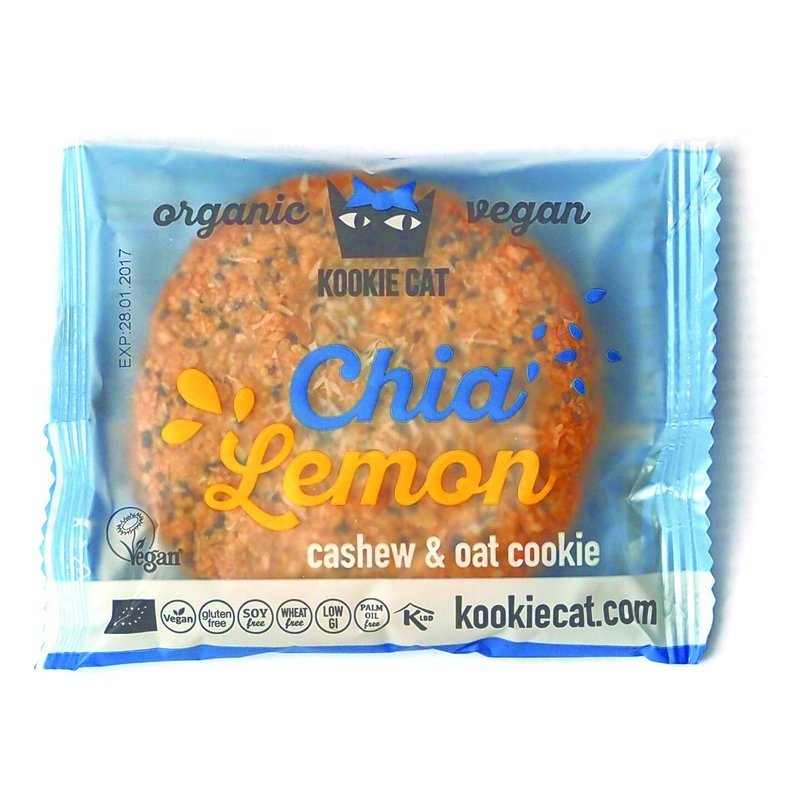 Cookie cu chia si lamaie fara gluten bio 50g