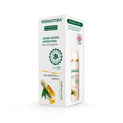 Crema Antirid Superlifting ten mixt si gras, 45 ml – Leonard Radutz Formula – VivaNatura