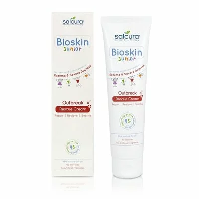 Crema Bioskin Junior reparatoare si calmanta, pt. bebelusi si copii, piele uscata cu eczeme, Salcura 150 ml