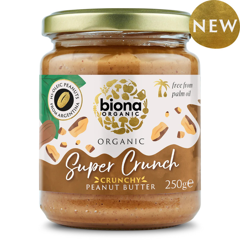 Crema de arahide super crunchy hi-oleic bio 250g biona