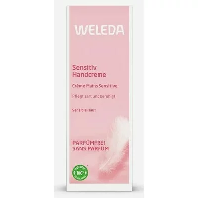 Crema de maini cu ulei de cocos si jojoba Sensitiv 50ml Weleda