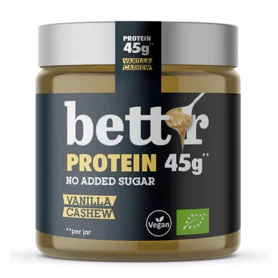 Crema proteica de caju si vanilie bio 250g Bettr PRET REDUS
